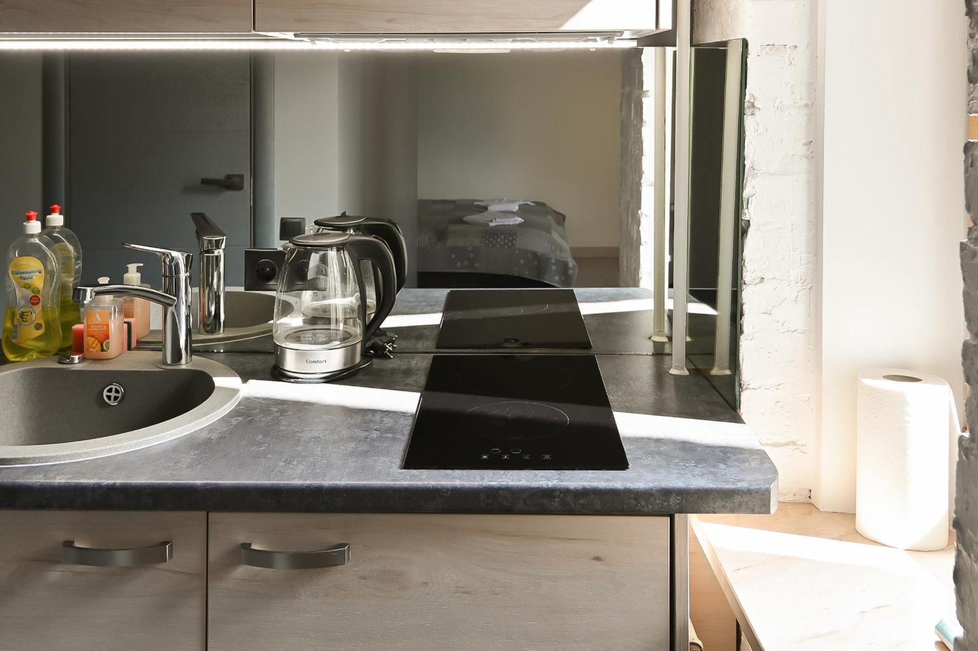Loft Design Studio Apartment & Free Parking Riga Luaran gambar